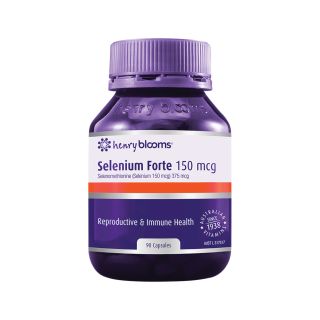 Henry Blooms Selenium Forte 150mcg 90 Vegetarian Capsules