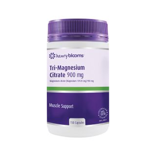 Henry Blooms Tri-Magnesium Citrate 900mg 150 Capsules