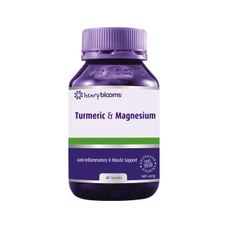 Henry Blooms Turmeric & Magnesium 60 Capsules