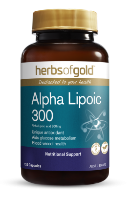 Herbs of Gold Alpha Lipoic 300 120 Capsules