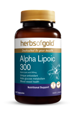 Herbs of Gold Alpha Lipoic 300 60 Capsules