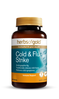Herbs of Gold Cold & Flu Strike 30 Tablets