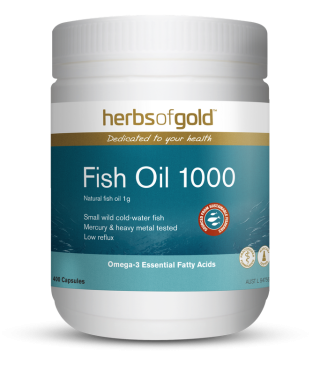 Herbs of Gold Fish Oil 1000 400 Capsules