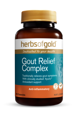 Herbs of Gold Gout Relief Complex 60 Capsules