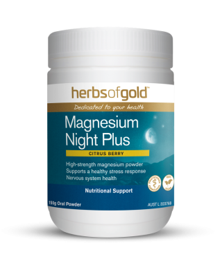 Herbs of Gold Magnesium Night Plus 150g Powder