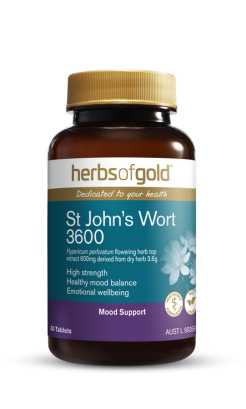 Herbs of Gold St John's Wort 3600 30 Tablets
