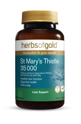 Herbs of Gold St Mary's Thistle 35 000 60 Tablets