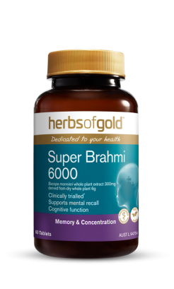 Herbs of Gold Super Brahmi 6000 60 Tablets