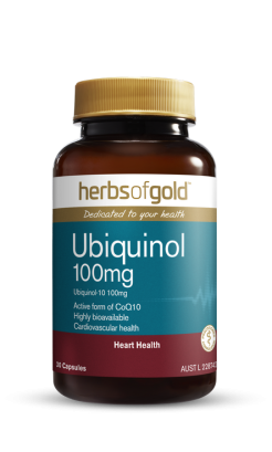 Herbs of Gold Ubiquinol 100mg 30 Capsules