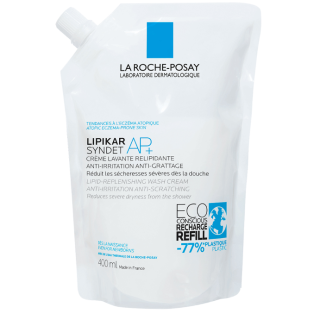 La Roche-Posay Lipikar Syndet AP+ Lipid-Replenishing Wash Cream Refill 400mL