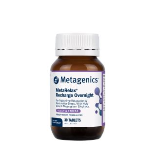 Metagenics MetaRelax Recharge Overnight 30 Tablets