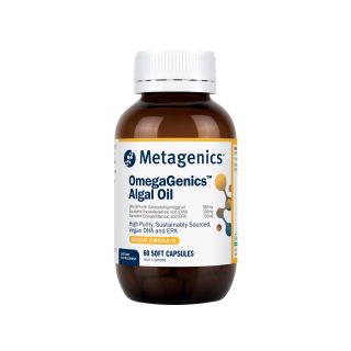 Metagenics OmegaGenics Algal Oil 60 Soft Capsules