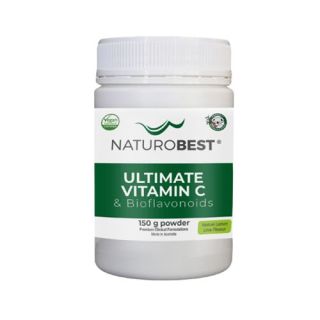 NaturoBest Ultimate Vitamin C & Bioflavonoids Lemon Lime Flavour 150g
