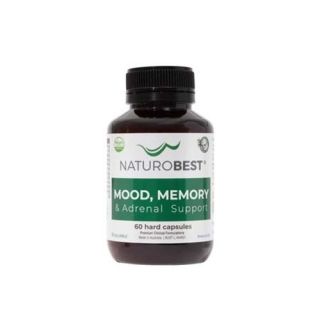 NaturoBest Mood Memory & Adrenal Support 60 Capsules