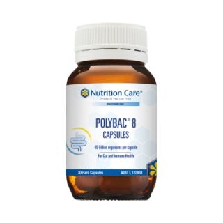 Nutrition Care Polybac 8 Capsules 30 Capsules
