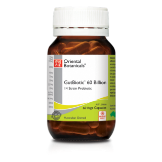 Oriental Botanicals GutBiotic 60 Billion 60 Vegetarian Capsules