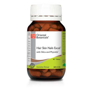 Oriental Botanicals Hair Skin Nails Excel 60 Tablets