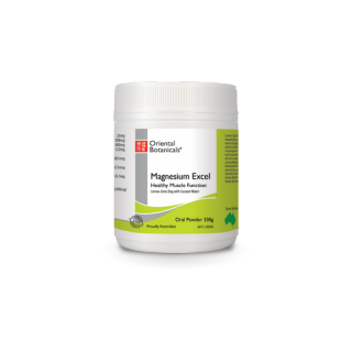 Oriental Botanicals Magnesium Excel Powder Lemon-Lime Zing 330g