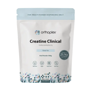 Orthoplex White Creatine Clinical Flavour Free 500g Powder
