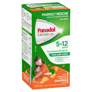 Panadol Children 5-12 Years Orange Flavour 200mL