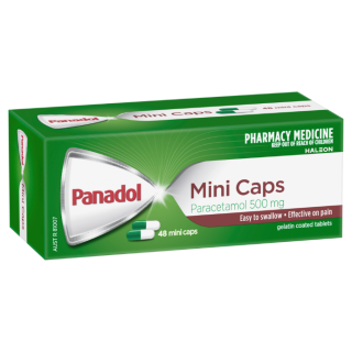 Panadol Mini Caps 500mg 48 Capsules