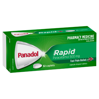 Panadol Rapid Paracetamol 500mg 32 Caplets