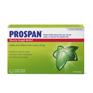 Prospan Chesty Cough Ivy Leaf 20 Lozenges