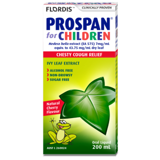 Prospan For Children Chesty Cough Relief Ivy Leaf Extract Natural Cherry Flavour 200mL