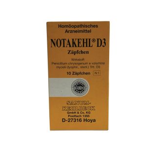 Sanum Notakehl Suppositories (D3) x 10 Pack