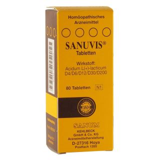 Sanum Sanuvis 80 Tablets