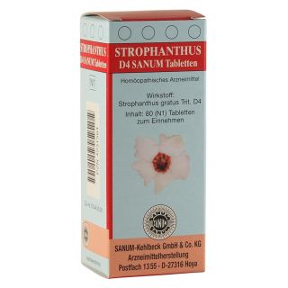 Sanum Strophanthus 5X (D4) 80 Tablets