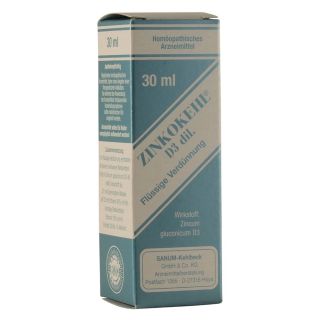 Sanum Zinkokehl 4X (D3) 30mL