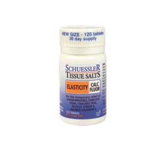 Schuessler Tissue Salts Calc Fluor 6x (Skin Elasticity) 125 Tablets