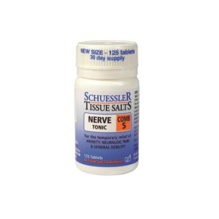 Schuessler Tissue Salts Comb 5 Nerve Tonic 125 Tablets