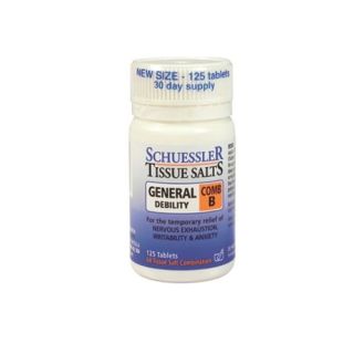 Schuessler Tissue Salts Comb B General Debility 125 Tablets