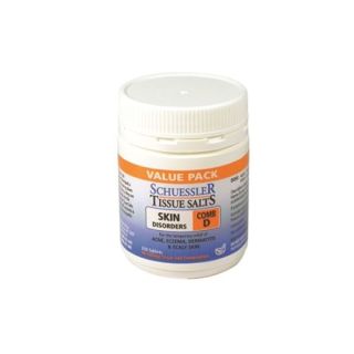 Schuessler Tissue Salts Comb D Skin Disorders 250 Tablets