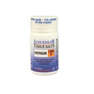 Schuessler Tissue Salts Comb F (Fatigue) 125 Tablets