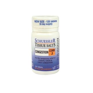 Schuessler Tissue Salts Comb J Congestion 125 Tablets