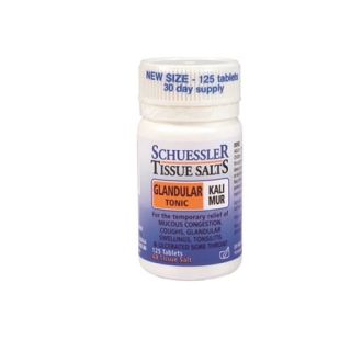 Schuessler Tissue Salts Kali Mur 6x Glandular Tonic 125 Tablets