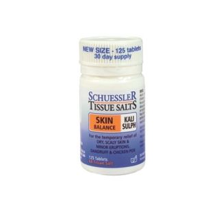 Schuessler Tissue Salts Kali Sulph 6X Skin Balance 125 Tablets