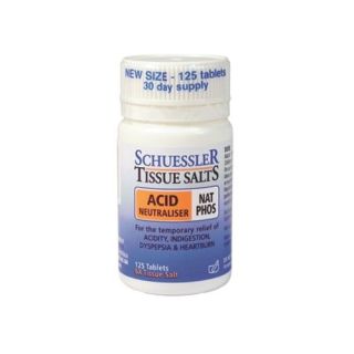 Schuessler Tissue Salts Nat Phos 6x (Acid Neutraliser) 125 Tablets