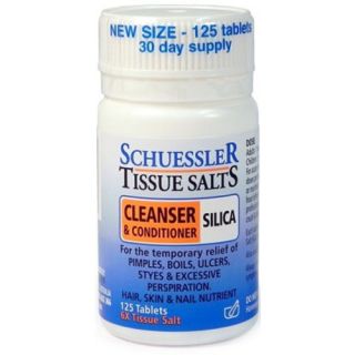 Schuessler Tissue Salts Silica 6X (Cleanser & Conditioner) 125 Tablets