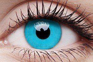 ColourVUE Crazy Lens Sky Blue 1-day Contact Lens