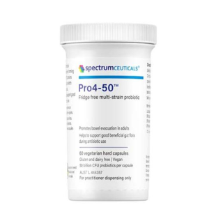 Spectrumceuticals Pro4-50 Fridge Free Multi-Strain Probiotic 60 VegeCaps