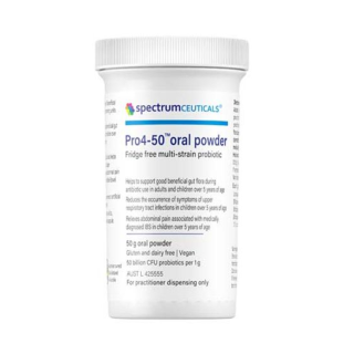 Spectrumceuticals Pro4-50 Fridge Free Multi-Strain Probiotic Oral Powder 50g