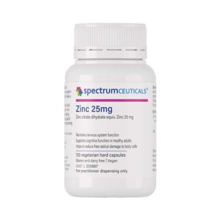 Spectrumceuticals Zinc 25mg 120 Capsules