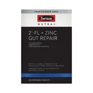 Swisse Nutra+ 2'-FL + Zinc Gut Repair 60 Chewable Tablets