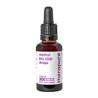 Therapure MTHFR Wellbeing Methyl B12 100 Drops 30mL