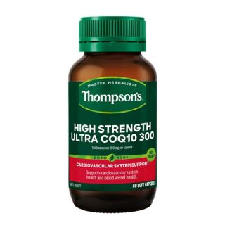 Thompson's High Strength Ultra CoQ10 300mg 60 Capsules