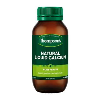 Thompson's Natural Liquid Calcium 60 Capsules